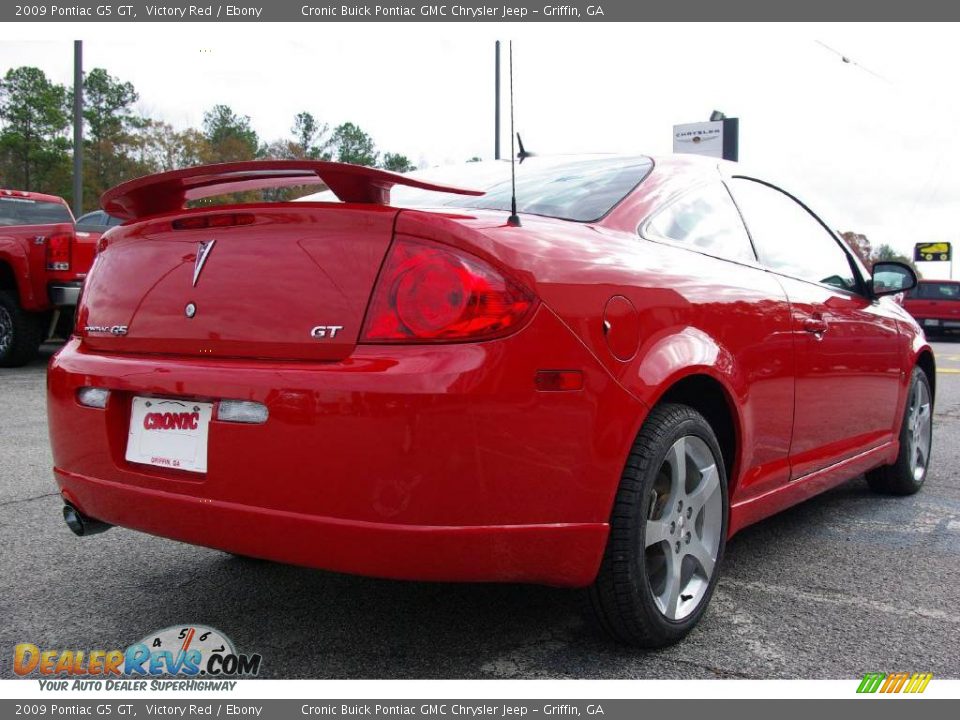 2009 Pontiac G5 GT Victory Red / Ebony Photo #6