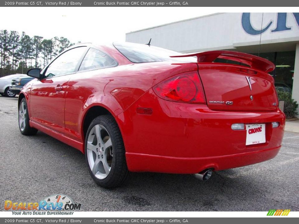 2009 Pontiac G5 GT Victory Red / Ebony Photo #8