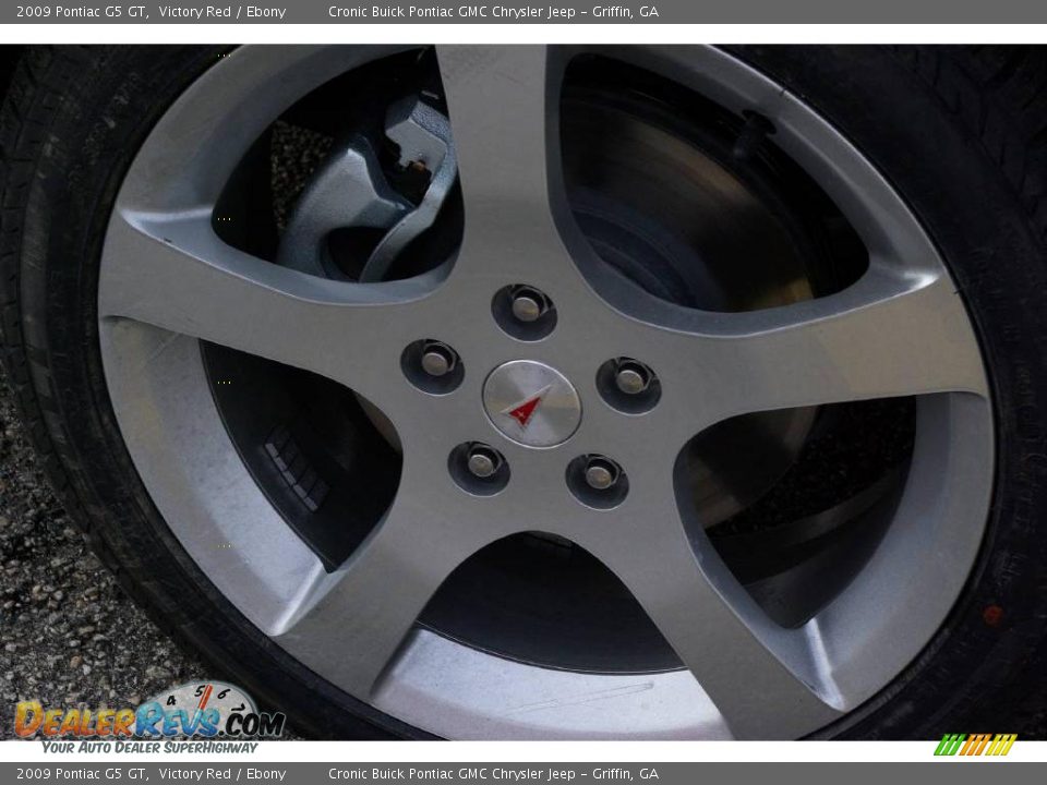 2009 Pontiac G5 GT Victory Red / Ebony Photo #9