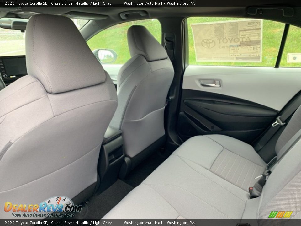Rear Seat of 2020 Toyota Corolla SE Photo #7