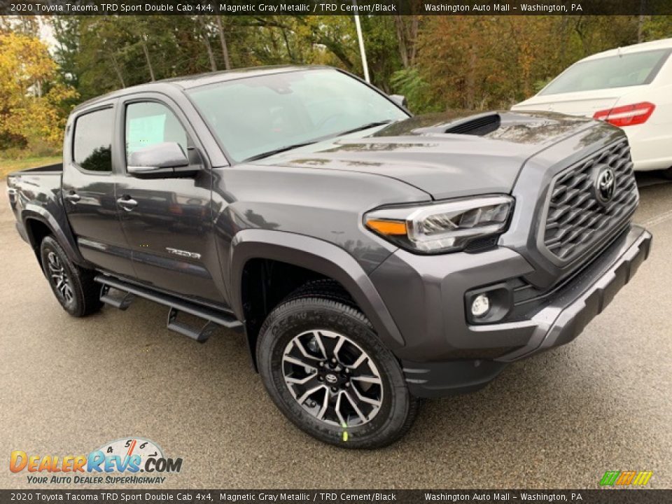 2020 Toyota Tacoma TRD Sport Double Cab 4x4 Magnetic Gray Metallic / TRD Cement/Black Photo #1