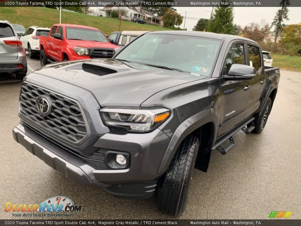 2020 Toyota Tacoma TRD Sport Double Cab 4x4 Magnetic Gray Metallic / TRD Cement/Black Photo #3