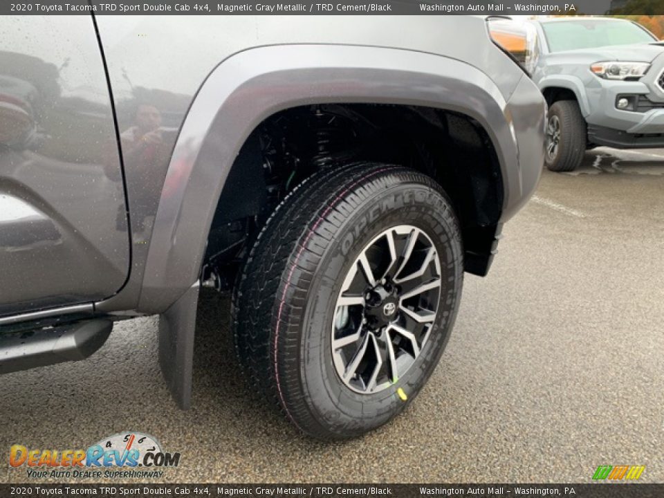 2020 Toyota Tacoma TRD Sport Double Cab 4x4 Magnetic Gray Metallic / TRD Cement/Black Photo #21