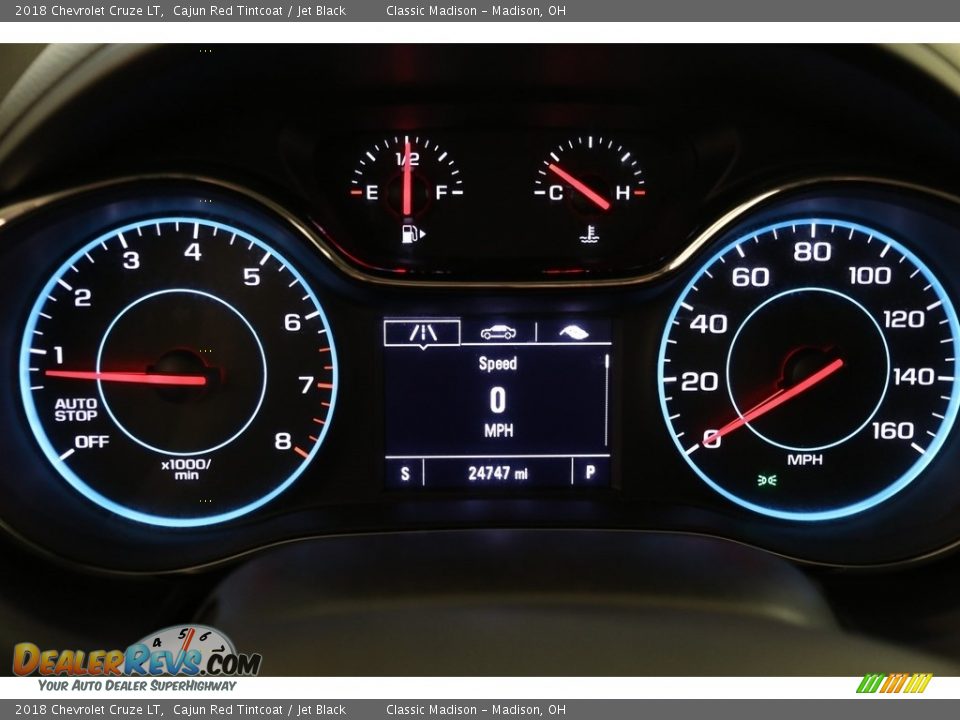 2018 Chevrolet Cruze LT Cajun Red Tintcoat / Jet Black Photo #8