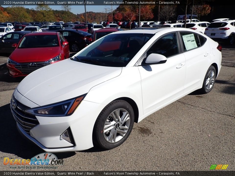 2020 Hyundai Elantra Value Edition Quartz White Pearl / Black Photo #5