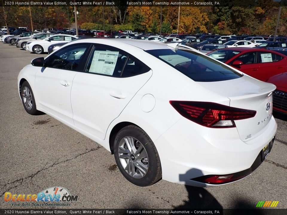2020 Hyundai Elantra Value Edition Quartz White Pearl / Black Photo #6