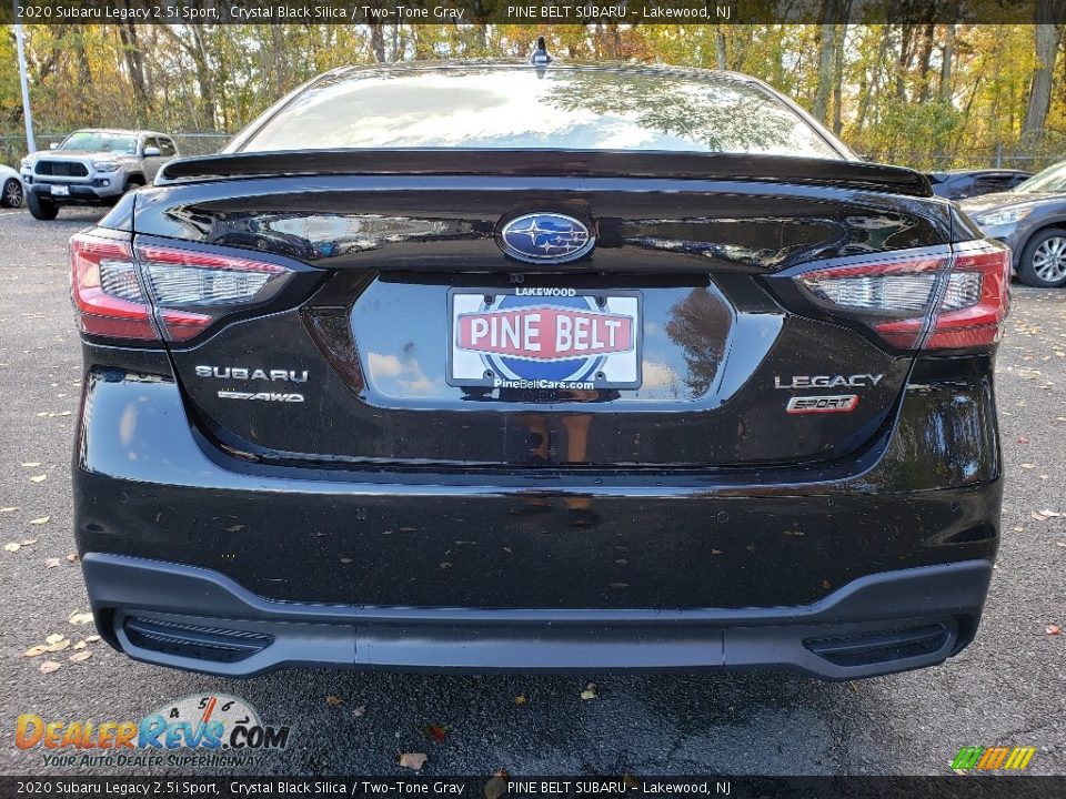 2020 Subaru Legacy 2.5i Sport Crystal Black Silica / Two-Tone Gray Photo #5