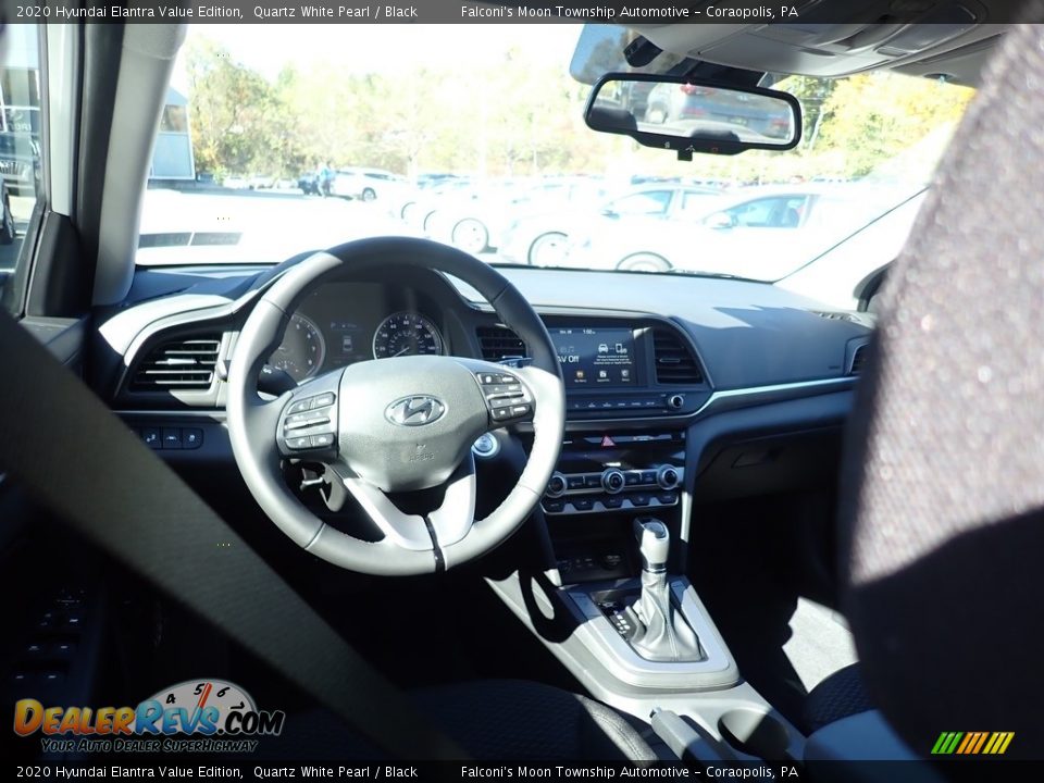 2020 Hyundai Elantra Value Edition Quartz White Pearl / Black Photo #9