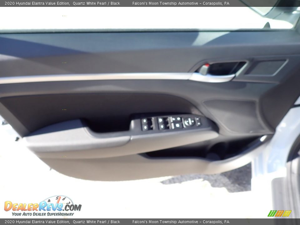 2020 Hyundai Elantra Value Edition Quartz White Pearl / Black Photo #10