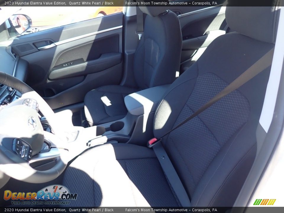 2020 Hyundai Elantra Value Edition Quartz White Pearl / Black Photo #11