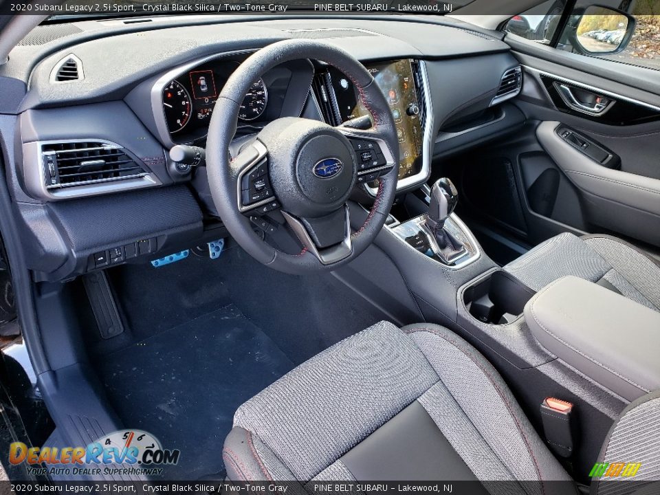Two-Tone Gray Interior - 2020 Subaru Legacy 2.5i Sport Photo #8