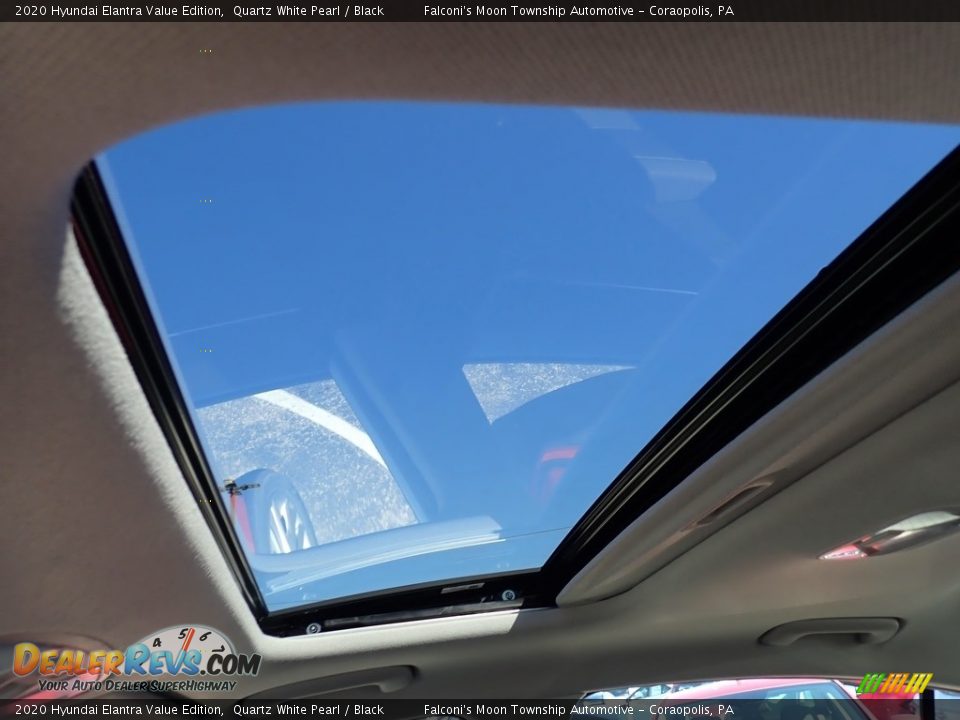 2020 Hyundai Elantra Value Edition Quartz White Pearl / Black Photo #13