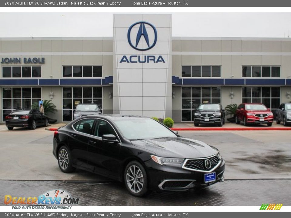 2020 Acura TLX V6 SH-AWD Sedan Majestic Black Pearl / Ebony Photo #1