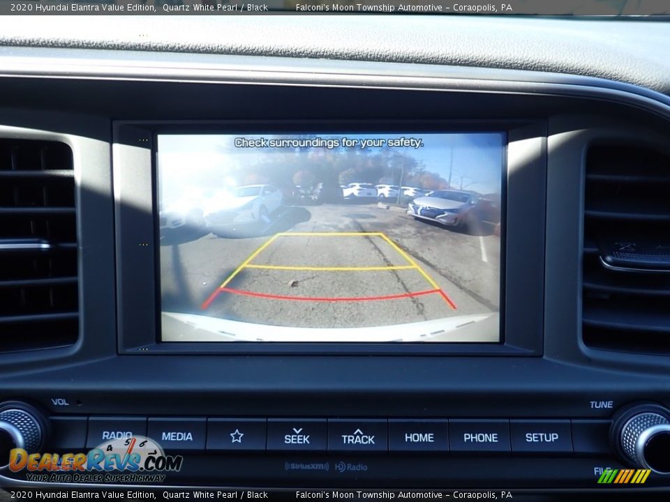 2020 Hyundai Elantra Value Edition Quartz White Pearl / Black Photo #15