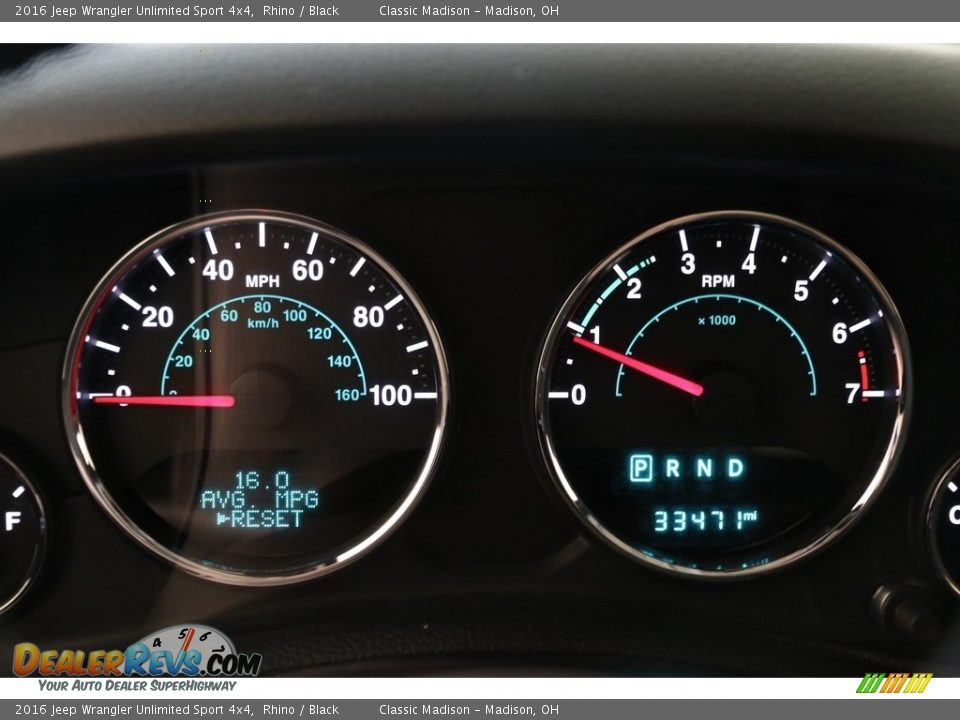 2016 Jeep Wrangler Unlimited Sport 4x4 Rhino / Black Photo #8