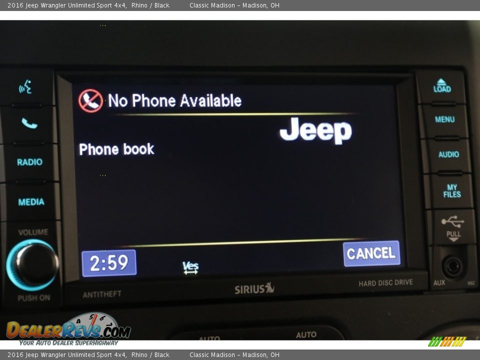 2016 Jeep Wrangler Unlimited Sport 4x4 Rhino / Black Photo #11