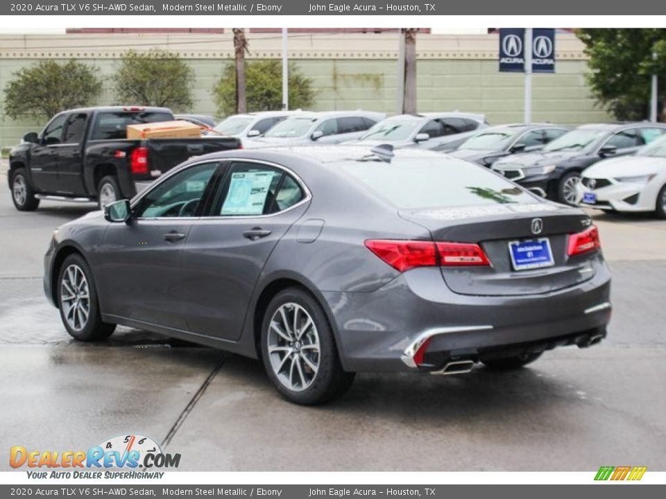 2020 Acura TLX V6 SH-AWD Sedan Modern Steel Metallic / Ebony Photo #5