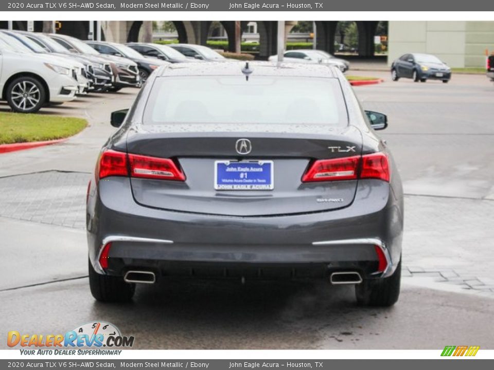 2020 Acura TLX V6 SH-AWD Sedan Modern Steel Metallic / Ebony Photo #6