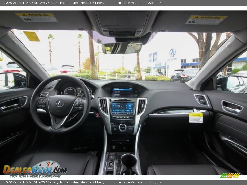 2020 Acura TLX V6 SH-AWD Sedan Modern Steel Metallic / Ebony Photo #9