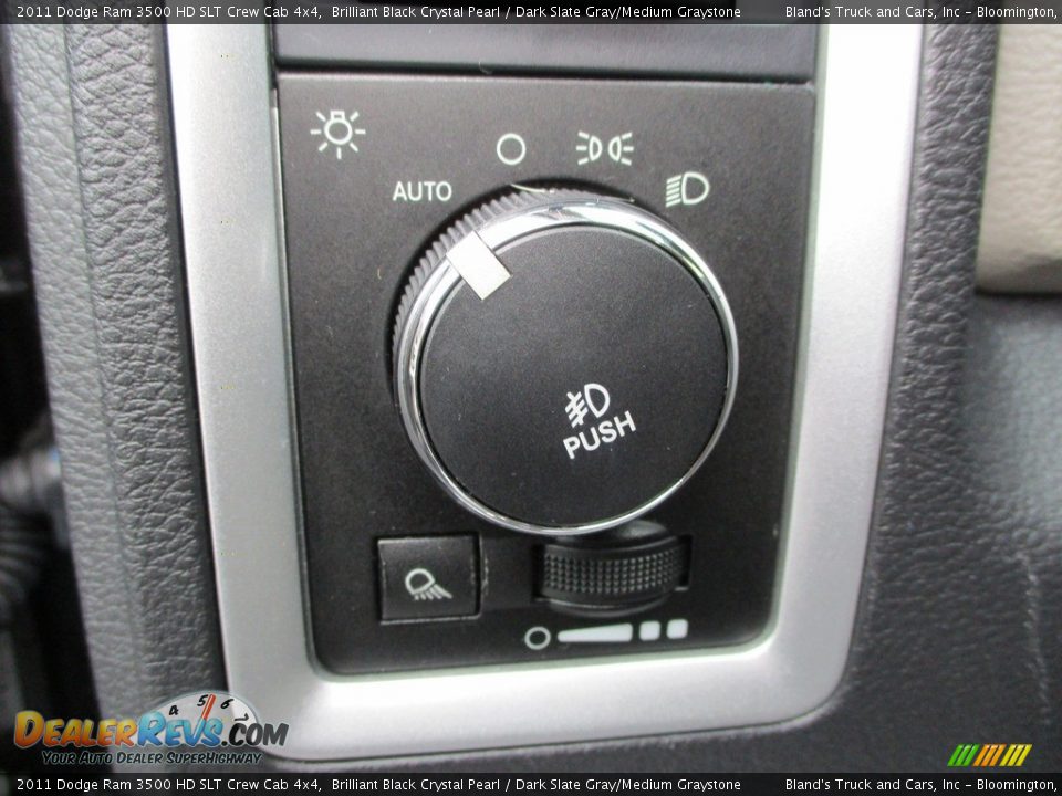 2011 Dodge Ram 3500 HD SLT Crew Cab 4x4 Brilliant Black Crystal Pearl / Dark Slate Gray/Medium Graystone Photo #12