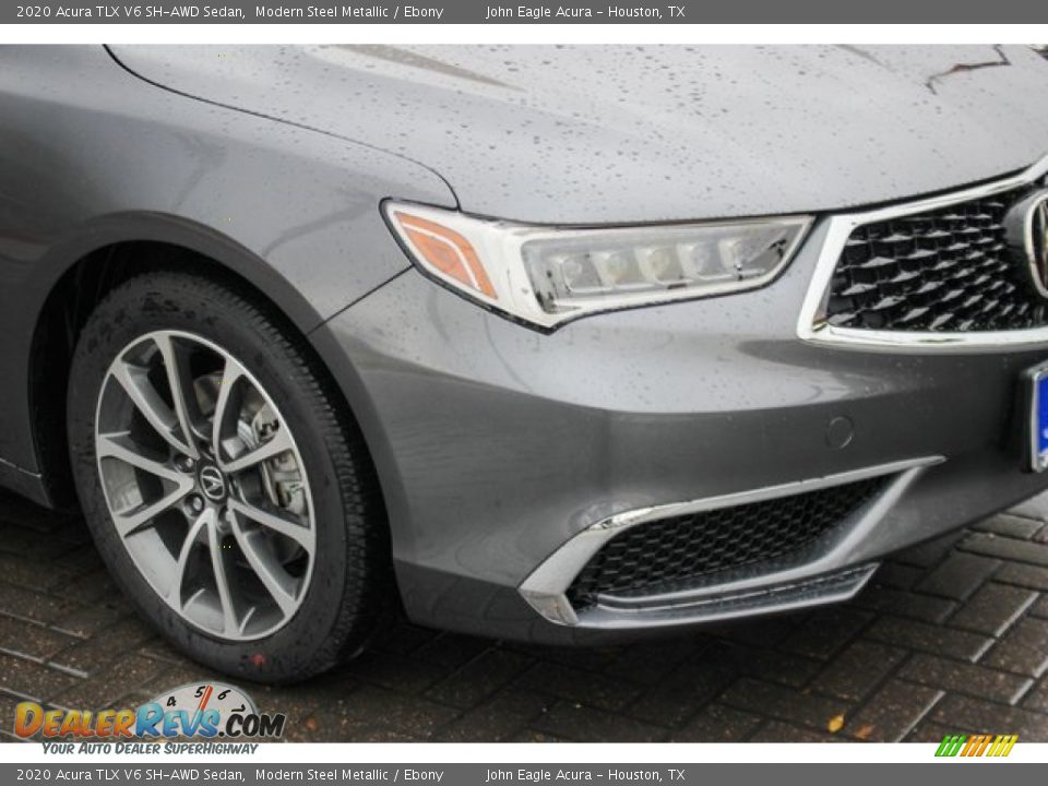 2020 Acura TLX V6 SH-AWD Sedan Modern Steel Metallic / Ebony Photo #10