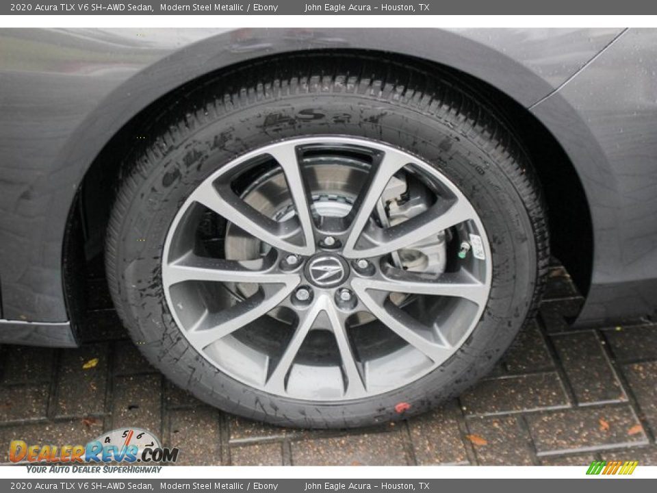 2020 Acura TLX V6 SH-AWD Sedan Modern Steel Metallic / Ebony Photo #11