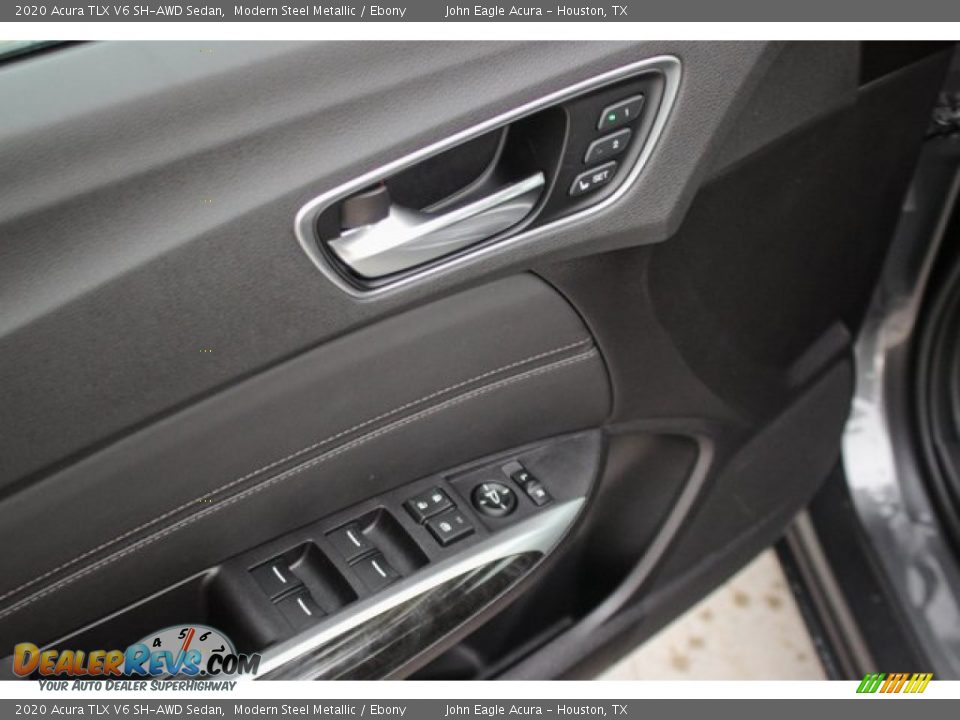 2020 Acura TLX V6 SH-AWD Sedan Modern Steel Metallic / Ebony Photo #12