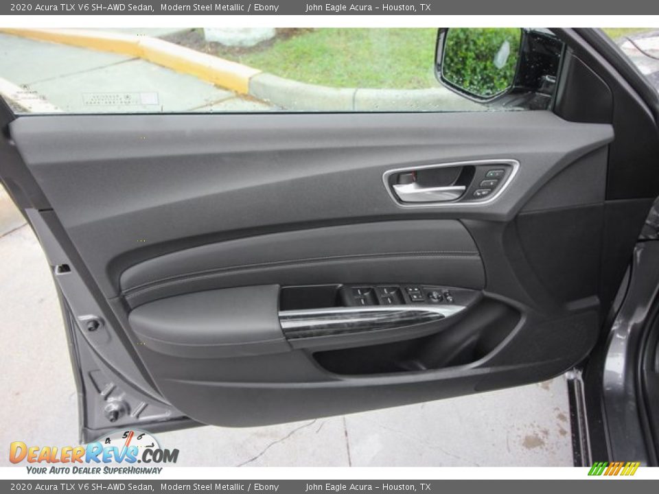 2020 Acura TLX V6 SH-AWD Sedan Modern Steel Metallic / Ebony Photo #15