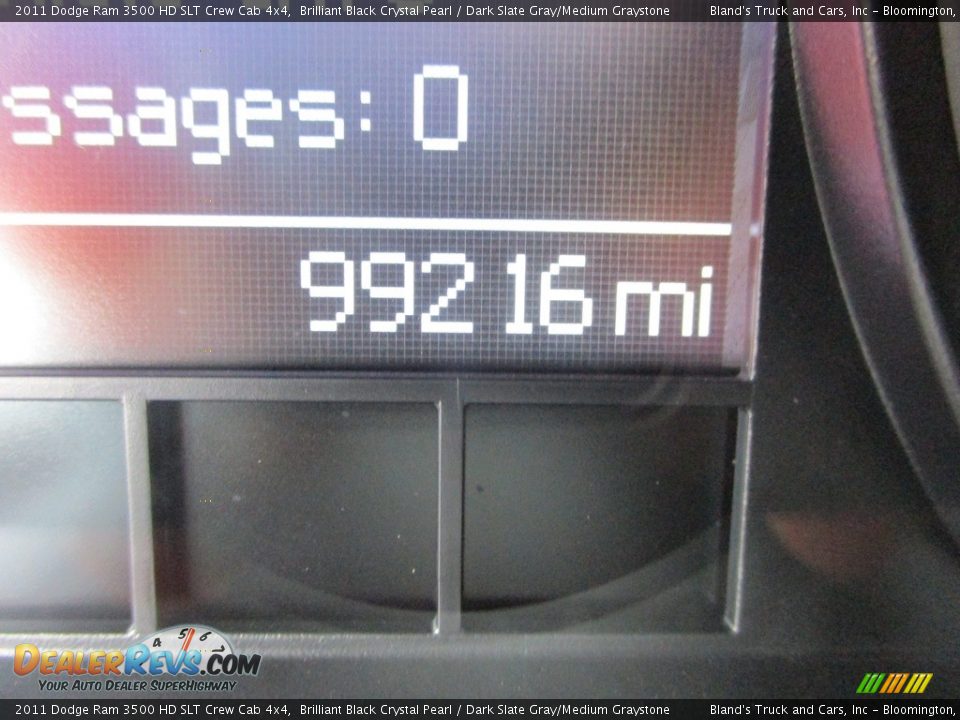 2011 Dodge Ram 3500 HD SLT Crew Cab 4x4 Brilliant Black Crystal Pearl / Dark Slate Gray/Medium Graystone Photo #16