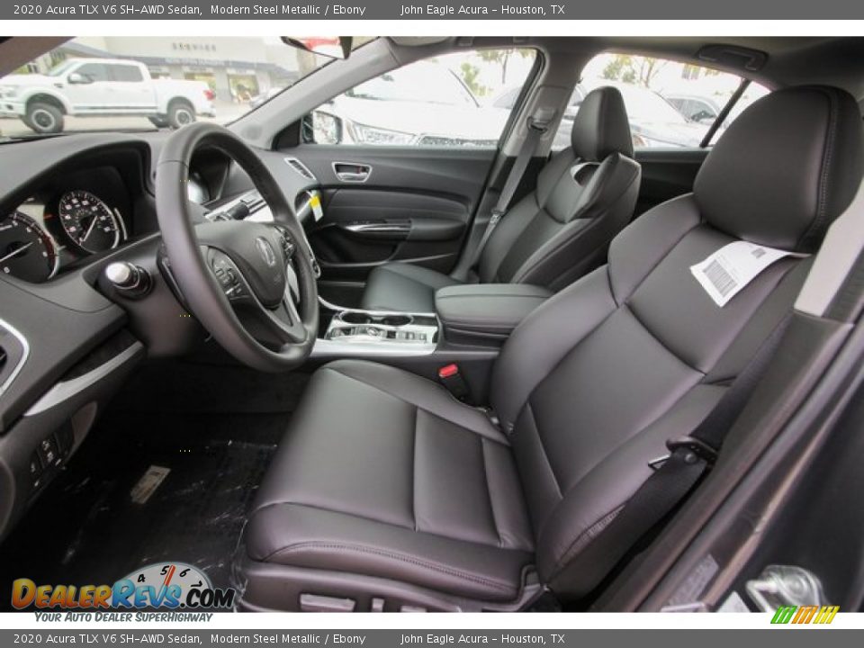 2020 Acura TLX V6 SH-AWD Sedan Modern Steel Metallic / Ebony Photo #16