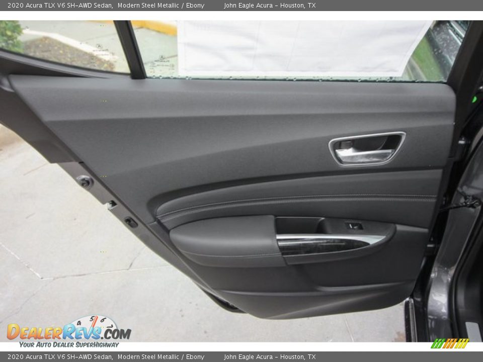 2020 Acura TLX V6 SH-AWD Sedan Modern Steel Metallic / Ebony Photo #17