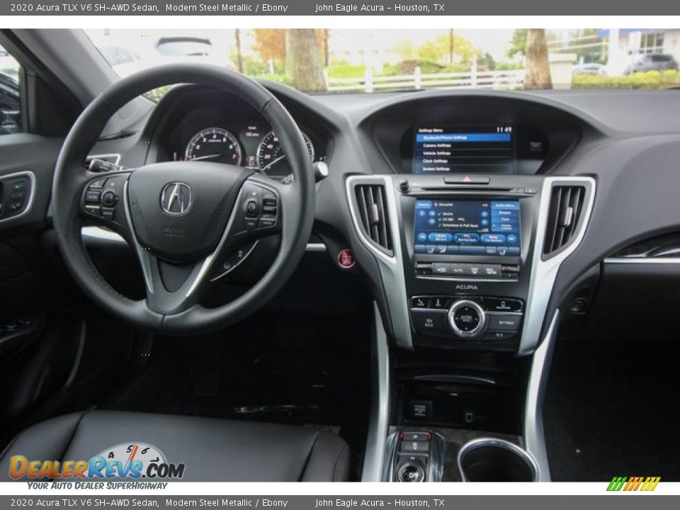 2020 Acura TLX V6 SH-AWD Sedan Modern Steel Metallic / Ebony Photo #25
