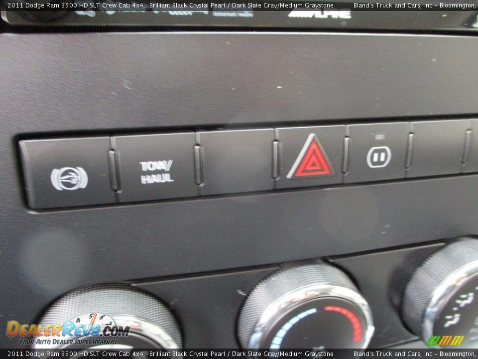 2011 Dodge Ram 3500 HD SLT Crew Cab 4x4 Brilliant Black Crystal Pearl / Dark Slate Gray/Medium Graystone Photo #23