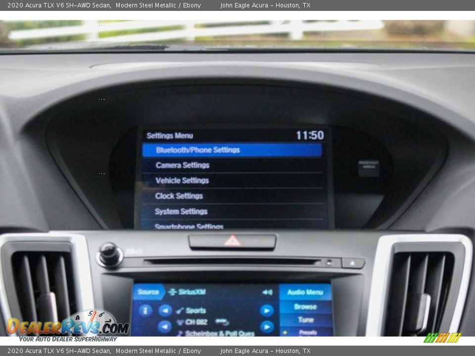 2020 Acura TLX V6 SH-AWD Sedan Modern Steel Metallic / Ebony Photo #26