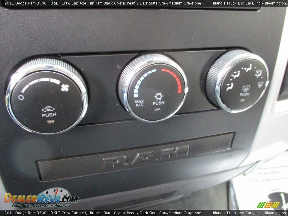 2011 Dodge Ram 3500 HD SLT Crew Cab 4x4 Brilliant Black Crystal Pearl / Dark Slate Gray/Medium Graystone Photo #24