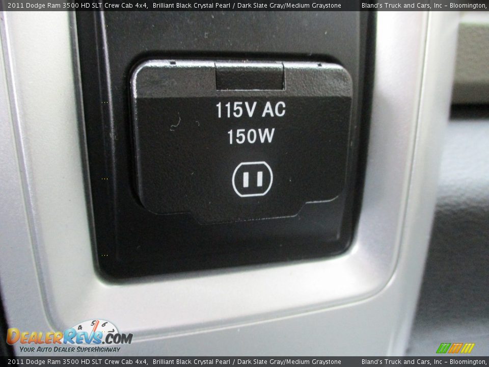 2011 Dodge Ram 3500 HD SLT Crew Cab 4x4 Brilliant Black Crystal Pearl / Dark Slate Gray/Medium Graystone Photo #25
