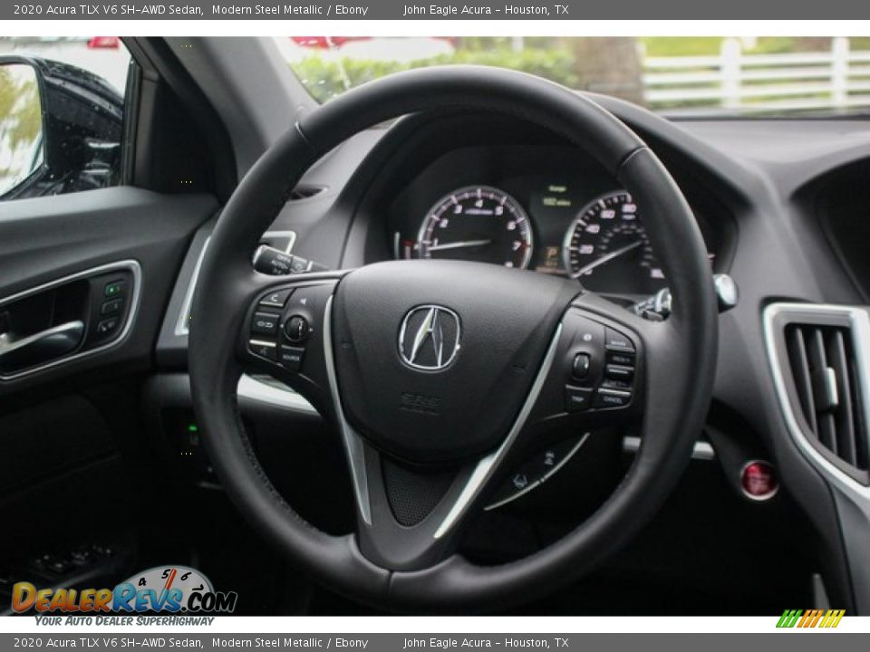 2020 Acura TLX V6 SH-AWD Sedan Modern Steel Metallic / Ebony Photo #29