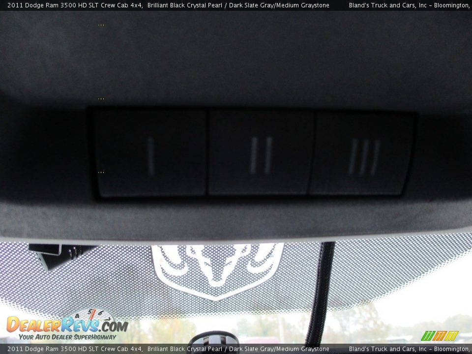2011 Dodge Ram 3500 HD SLT Crew Cab 4x4 Brilliant Black Crystal Pearl / Dark Slate Gray/Medium Graystone Photo #26