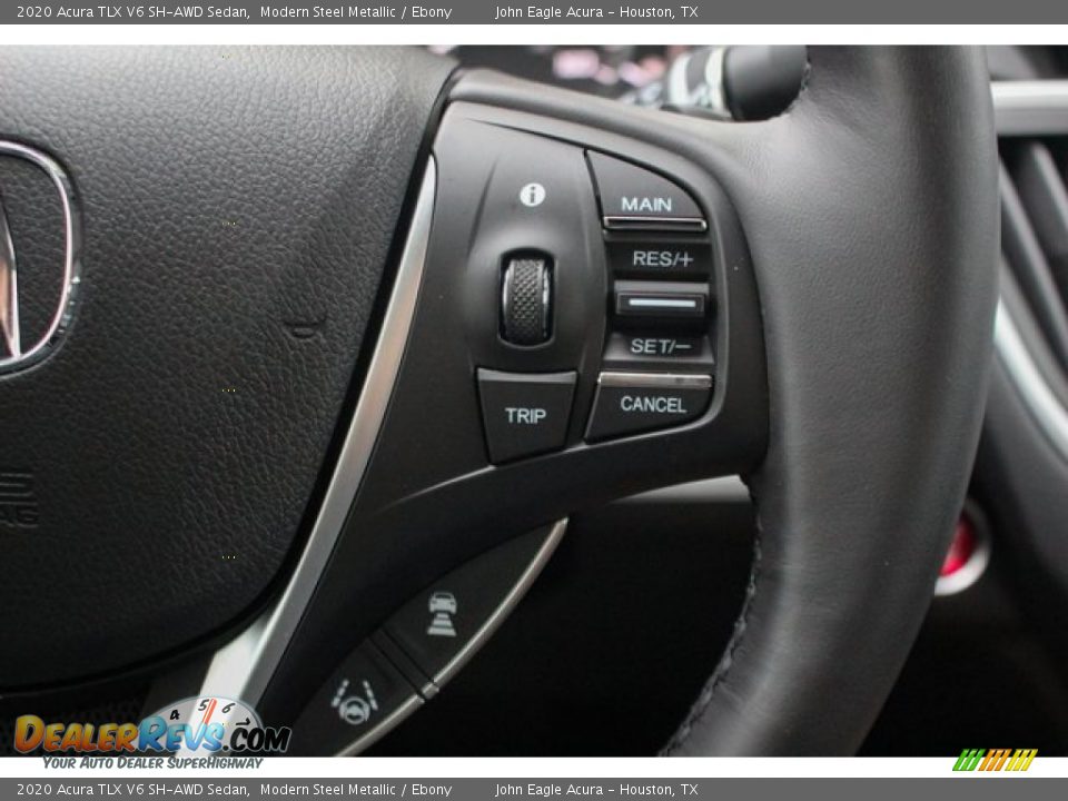 2020 Acura TLX V6 SH-AWD Sedan Modern Steel Metallic / Ebony Photo #32
