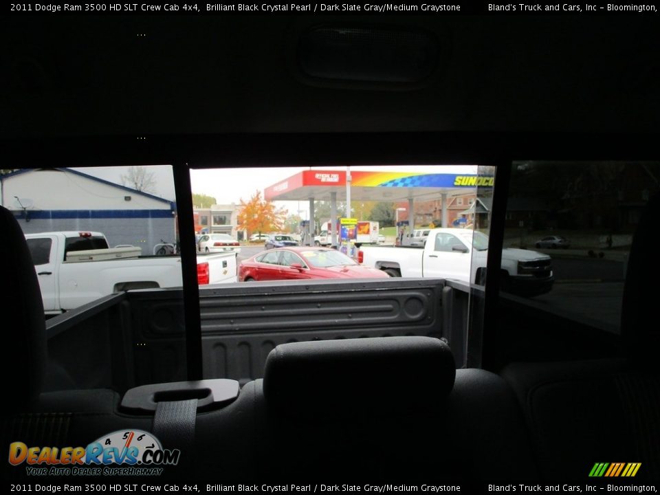 2011 Dodge Ram 3500 HD SLT Crew Cab 4x4 Brilliant Black Crystal Pearl / Dark Slate Gray/Medium Graystone Photo #28
