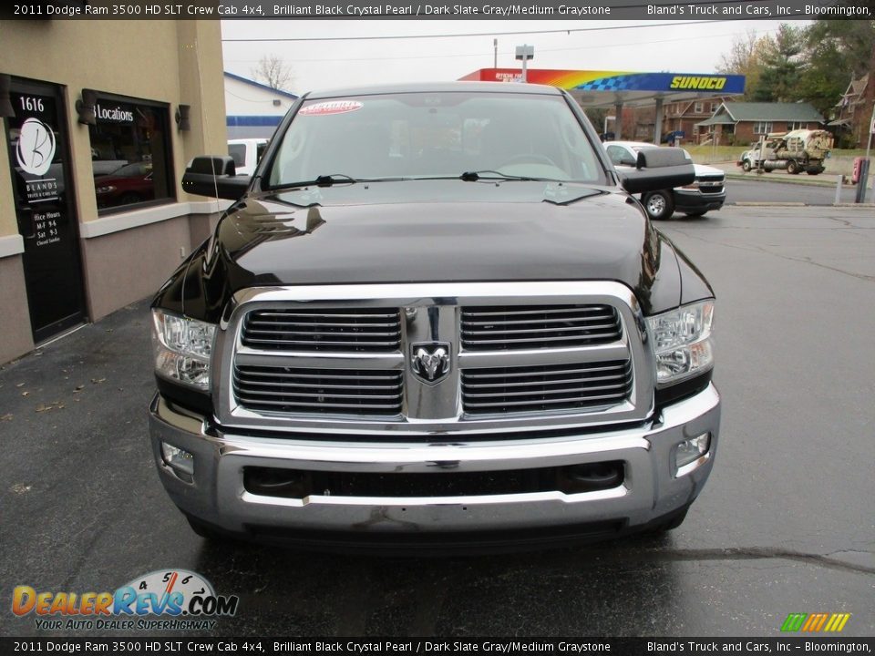 2011 Dodge Ram 3500 HD SLT Crew Cab 4x4 Brilliant Black Crystal Pearl / Dark Slate Gray/Medium Graystone Photo #29