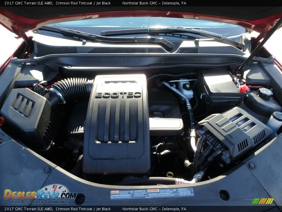 2017 GMC Terrain SLE AWD Crimson Red Tintcoat / Jet Black Photo #2
