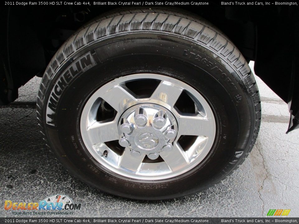 2011 Dodge Ram 3500 HD SLT Crew Cab 4x4 Brilliant Black Crystal Pearl / Dark Slate Gray/Medium Graystone Photo #30