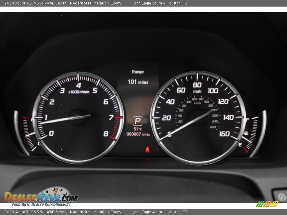 2020 Acura TLX V6 SH-AWD Sedan Modern Steel Metallic / Ebony Photo #36