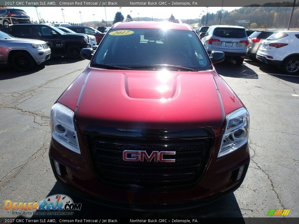 2017 GMC Terrain SLE AWD Crimson Red Tintcoat / Jet Black Photo #3
