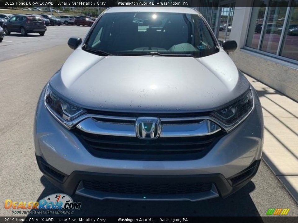 2019 Honda CR-V LX AWD Lunar Silver Metallic / Gray Photo #3