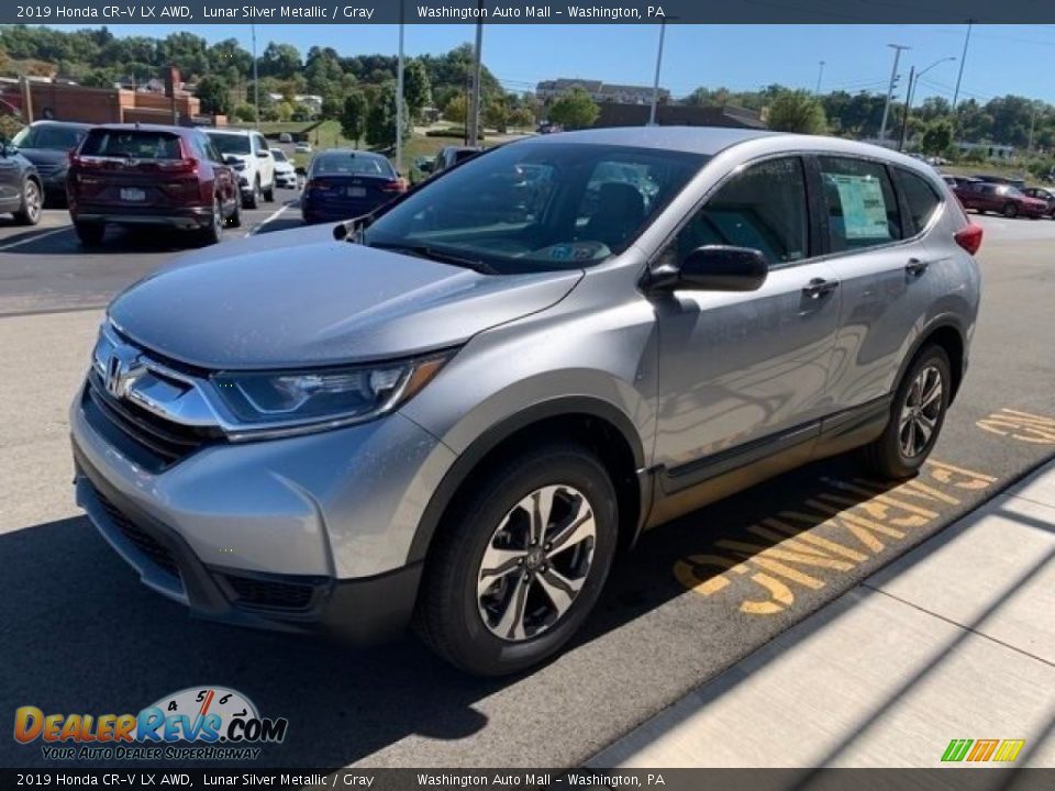 2019 Honda CR-V LX AWD Lunar Silver Metallic / Gray Photo #4