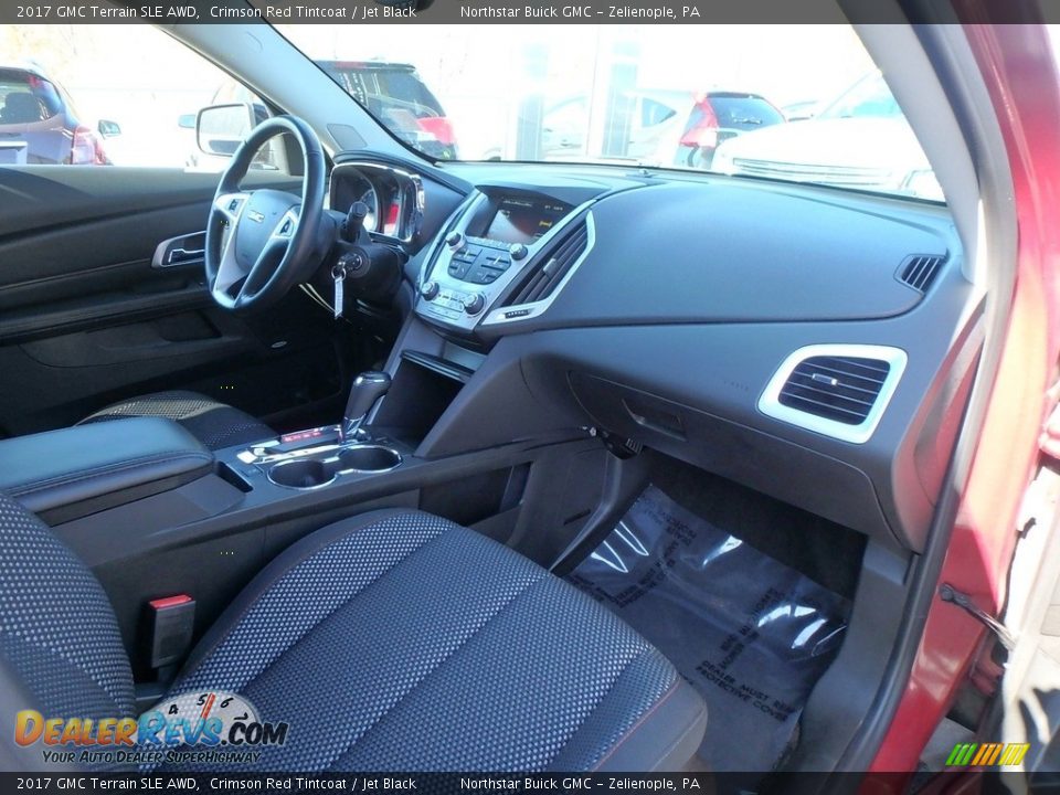 2017 GMC Terrain SLE AWD Crimson Red Tintcoat / Jet Black Photo #6
