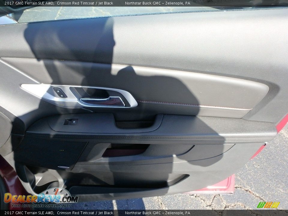 2017 GMC Terrain SLE AWD Crimson Red Tintcoat / Jet Black Photo #7