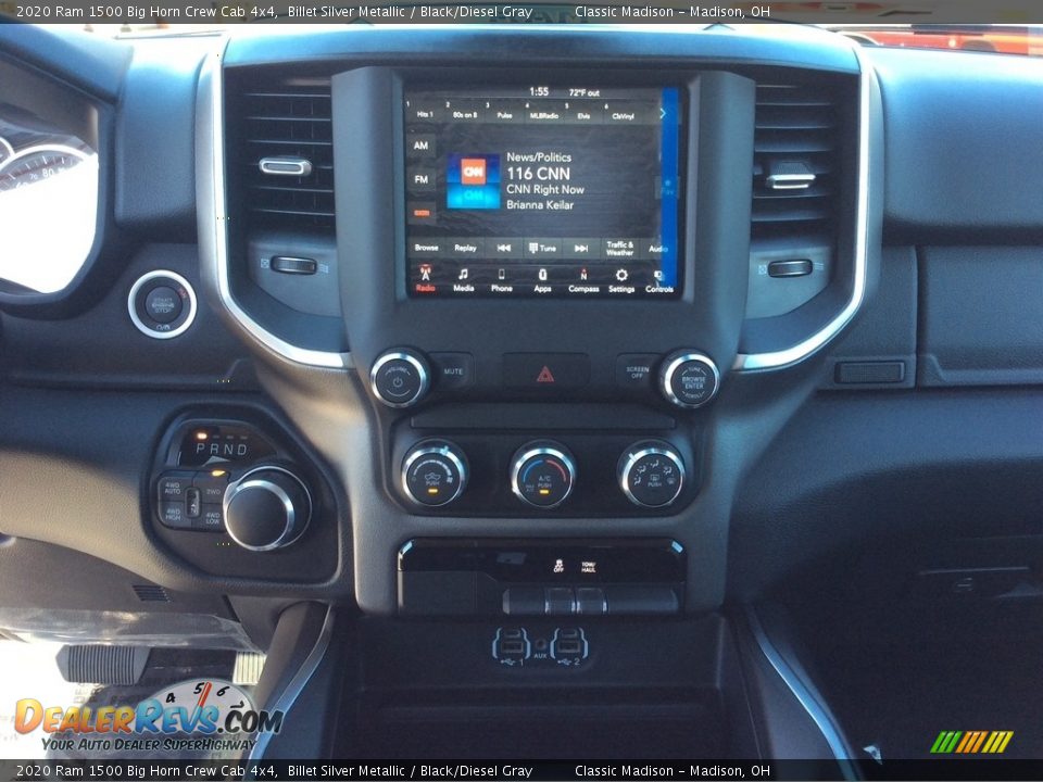 2020 Ram 1500 Big Horn Crew Cab 4x4 Billet Silver Metallic / Black/Diesel Gray Photo #3